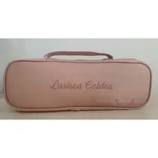 Necessaire porta escova secadora personalizada sintético perolizado impermeável