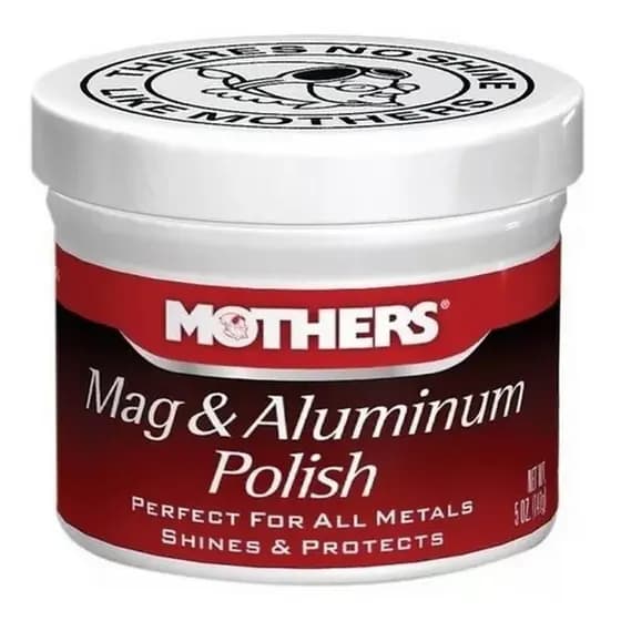 Polidor De Metais Mothers Mag & Aluminium Polish massa especial para polir metais