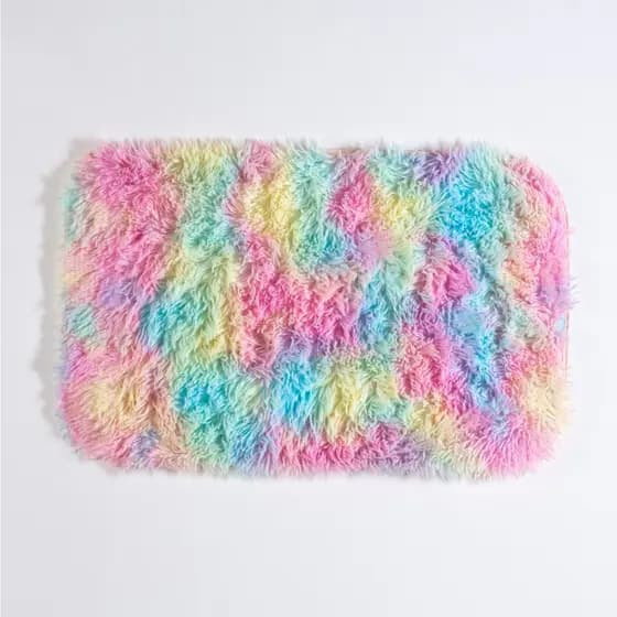 TAPETE DE PORTA FELPUDO MESCLADO 0,65 X 0,48CM - PA CONFECÇÕES