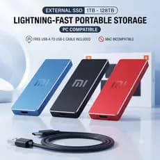 Disco Rígido Externo 128TB 60TB 30TB 16TB Portátil SSD 8TB 4TB USB 3.0 Tipo-C Interface HD De Alta Qualidade