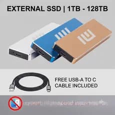 Disco Rígido Externo 128TB 60TB 30TB 16TB Portátil SSD 8TB 4TB USB 3.0 Tipo-C Interface HD De Alta Qualidade