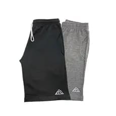 Kit 2 Bermuda Masculina Casual Academia Treino 2 Cores com Cordão Ajustável