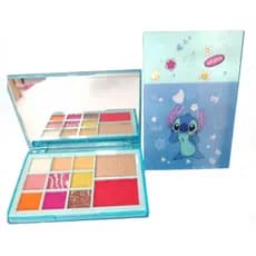 Paleta de Sombras Infantil - Stitch, Hello Kitty e ,Minnie Mouse  - 9 ou 18 Cores com Espelho 🌈✨