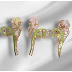 Presilha Piranha Flor Luxo – 11cm e 12cm