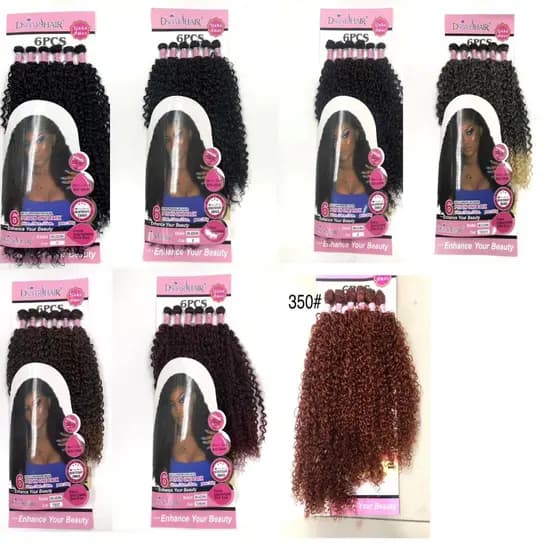 Cabelo Tela BELEZURA bio orgânico cacheado com 6 telas 300 gramas Fibra Importada