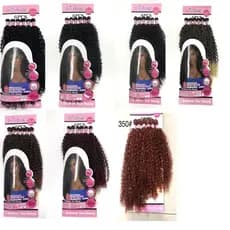 Cabelo Tela BELEZURA bio orgânico cacheado com 6 telas 300 gramas Fibra Importada