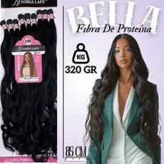 Noble Lady Fibra de Proteína Bella Cabelo Ondulado Bio Orgânico 85cm Para Entrelace 320gr