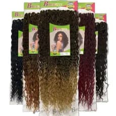 cabelo orgânico cacheado HELENA 300 gramas para peruca e apliques