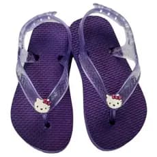 Chinelo Hello Kitty Infantil Lilás Menina