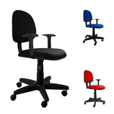 Cadeira Executiva Giratória com Braço Regulável para Recepção Home Office Empresa