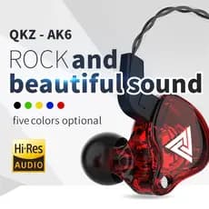 Fones De Ouvido QKZ AK6 Esportivos Originais Com Microfone De Música HiFi