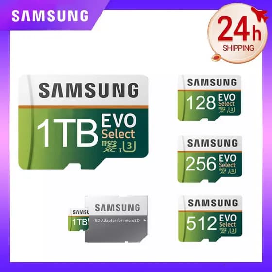 Cartão de memória para celular Micro SD TF 1TB 64GB 128GB compatível com câmeras de vigilância