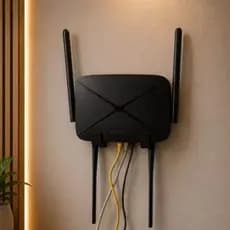 Suporte Universal Eletrônicos Parede Sem Furo Fita 3M P/ Roteador WiFi TV Box