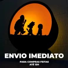 Luminária Abajur Dragon Ball Goku Mestre Kame Kuririn