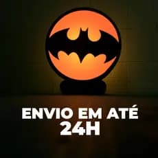 Luminária Abajur Batman Dc