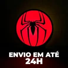 Luminária Abajur Homem Aranha Marvel Spider