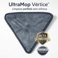 🔥 Refil Mop Microfibra Triangular Lavável Alta Absorção 🔥