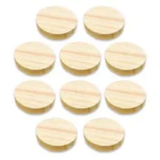 10 Bolachas Disco Madeira Pinus 7,5 Cm Diâmetro Artesanato
