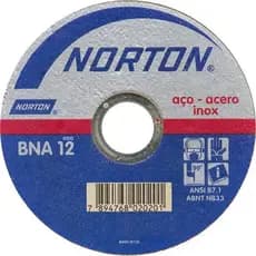 Disco De Corte Aço Carb Inox Norton Bna 12 115x1,0x22,23mm  4 1/2