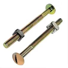 Parafuso para cama Fenda Bicromatizado 1/4×90 - 4 Unidades