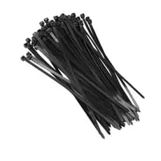 Abraçadeira De Nylon Preta (Várias Medidas) - 100 Unidades