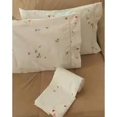 Jogo de Cama Lençol Super King Size 3 Peças Percal 200 Fios 100% Algodão Premium