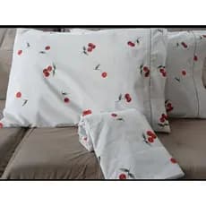 Jogo de Cama Lençol Cama De Viuva 3 Peças 200 Fios 100% Algodão
