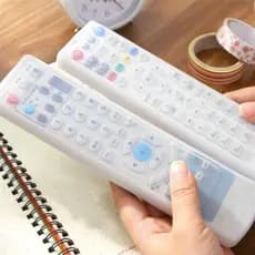 Universal TV Capa Protetora Antiderrapante À Prova D'água Para Acessórios De Controle Remoto Em Silicone Transparente