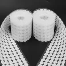 500 Pares Autocolantes De Velcro Pontos De Feltro/Fixação Das Costas À Prova D'água Fita/Adesivos Fortes Moedas Redondas