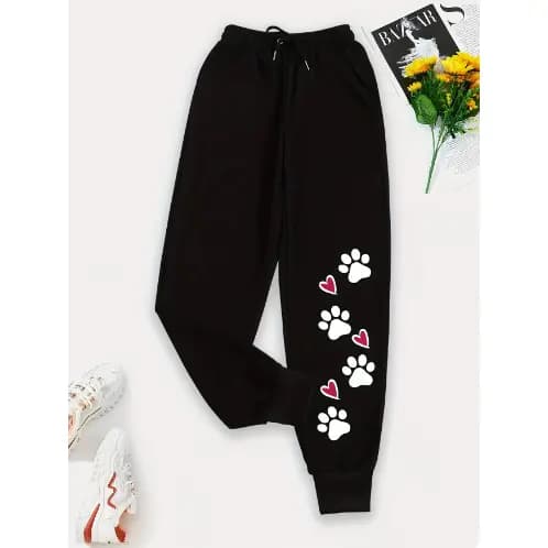 Calça moletom Fofa Patinha de cachorro