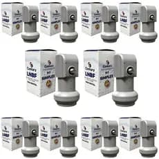 Kit 10 Lnbf Lnb Ku Simples Universal A Max Digital Century