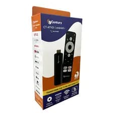 Receptor Century Smart TV Android Stick Full HD 8GB Comando De Voz,