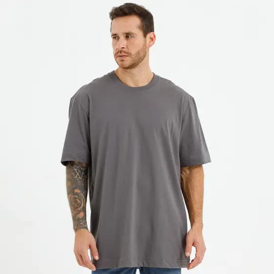 Camiseta Camisa Oversized Masculina 100% Algodão
