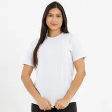 Camiseta Feminina Básica Blusa T-shirt 100% Algodão