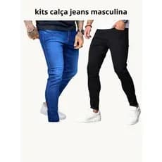 kit calças jeans masculina skinny linha premium NF envio imediato