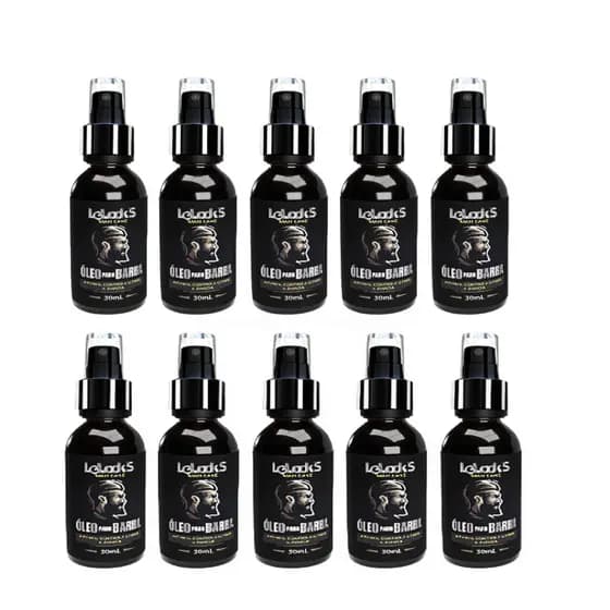 10 Unidades de Óleos Para Barba LeLook´s Man Care 30ml