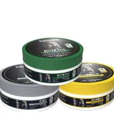 KIT PASTAS FIXADORAS 1 CARAMELO, 1 BLACK & 1 TEIA