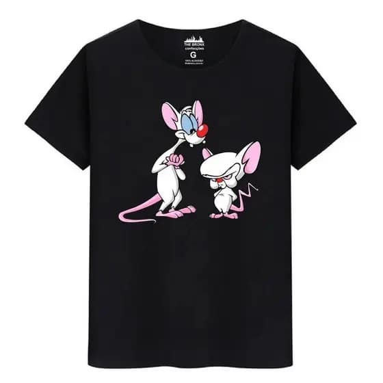 Camiseta , Adulto Casual Algodão Premium Pink e Cérebro Envio Rapido