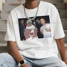 Camiseta Naruto Killer Bee Eminem Snoop Dogg Dr Dre Blusa T-shirt Camisa Unissex