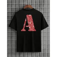 Camiseta Beijos namorado casal kisses Inicial namorado blusa personalizada 100% Algodao