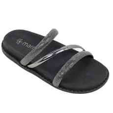 Sandália Birken Feminina  - Papete - Tiras Em Glitter
