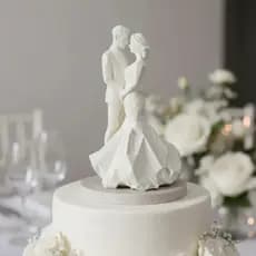 Topo Bolo Casamento Noivinhos Bodas Eventos Decoração Full