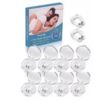 Kit 8 Clipe Nasal Anti Ronco e Apneia Dilatador Magnético