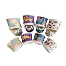 Pote de papel modelos variados 360 ml biodegradavel 100 unidades Para Festa Escritorio Eventos Food trucks Restaurantes