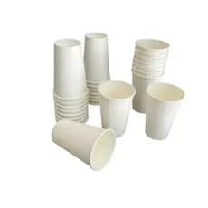 Copo de papel liso 300 ml biodegradavel descartável 25 un Festa Eventos Restaurantes Bares Cafeterias Lanchonetes