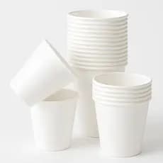 Copo liso branco 100 ml