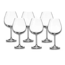 6 Taças Vinho Colibri 650ml Cristal Bohemia