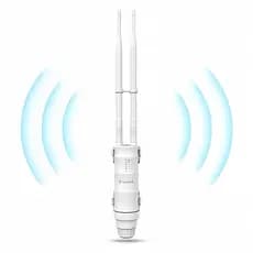 Roteador Repetidor Wifi Externo Wavlink Ac600 Poe 2.4 / 5g Longo Alcance Prova Agua Uso Externo