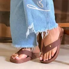 Sandalia Chinelo Feminina Love Casual Macia Leve