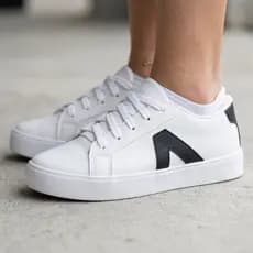Tenis Branco Feminino Casual Confortável Clássico Tenil Kalum Promoção